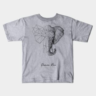 Elephant: Inspired T-shirt Design referencing Damien Rice's Song Kids T-Shirt